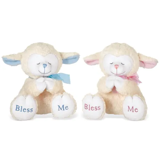 Collections Etc Musical Praying Plush Lamb {4}
