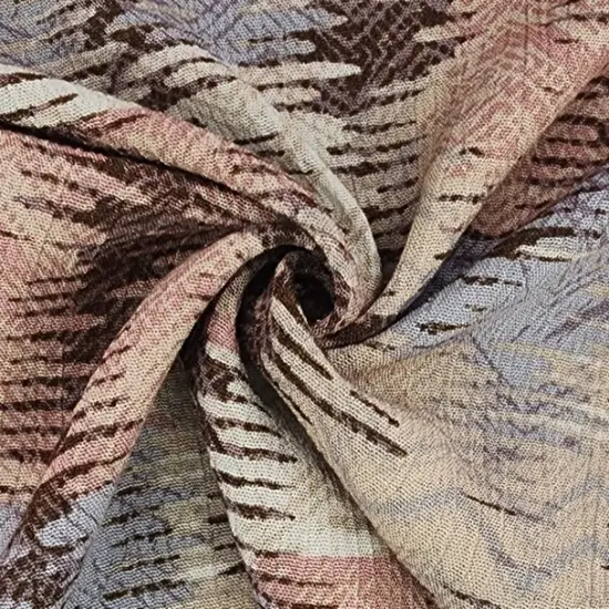 1 Yard Rustic Brown Rayon Crinkle Fabric for Dresses Blouses Skirts Apparel Projects 50/52 Inch Width {1}