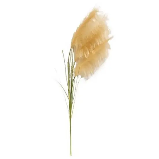 Triple Pampas Grass Spray Natural {1}