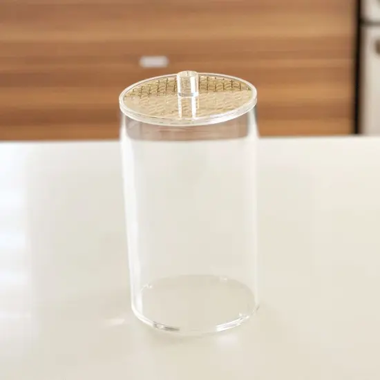 Lucite Cookie Jar with Laser Cut LId {3}