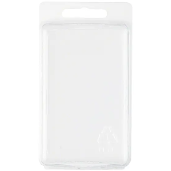 Collecting Warehouse Clear Plastic Clamshell Package / Storage Container, 3.69" H x 2.38" W x 1.25" D {1}