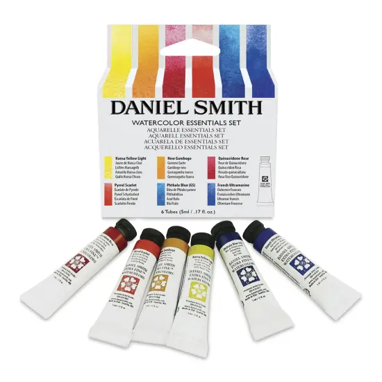 Daniel Smith Extra Fine Watercolor - Set of 6, Essentials, 5 ml Tubes {2}