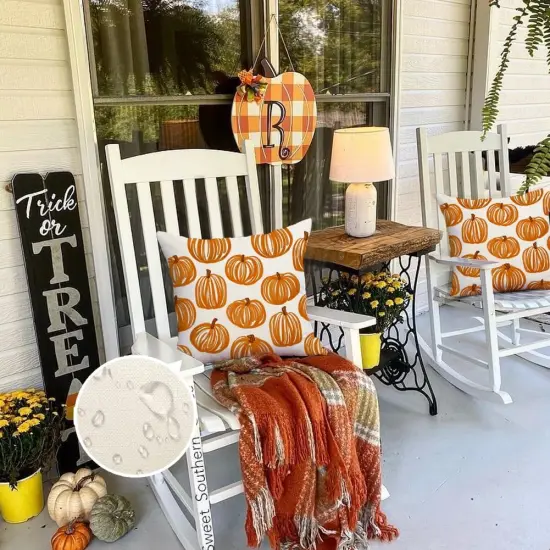 Outdoor Pillow Covers 20x20 Set of 2 Waterproof {3}