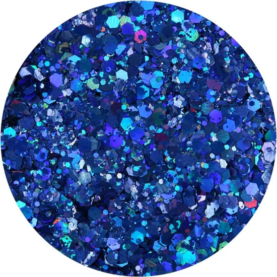 Royal Blue Holographic Glitter {6}