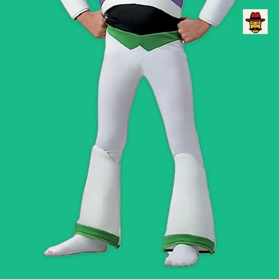 Boys Toy Story Buzz Lightyear Deluxe Costume Bodysuit With Hood {3}