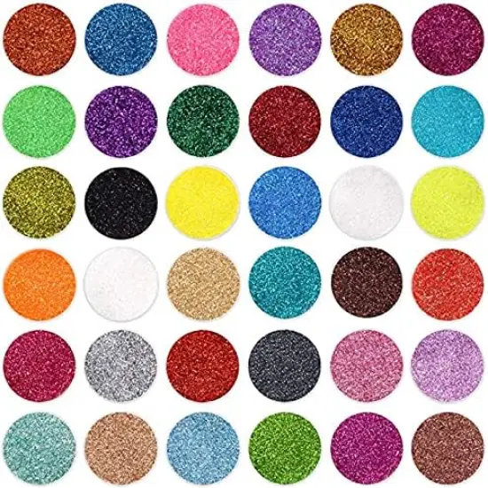 36 Colors Set, Fine Glitter for Resin, Arts and Craft Supplies Glitter {2}