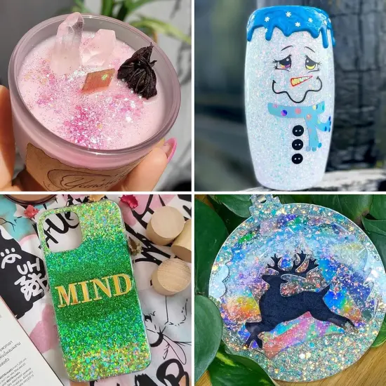 Holographic Chunky Glitter Set {6}