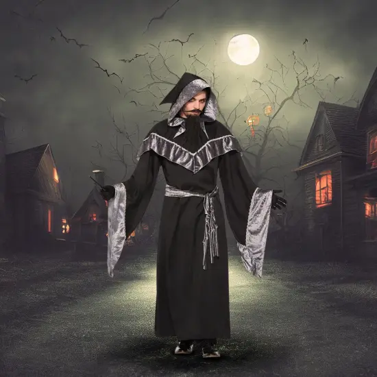 Mystic Sorcerer Costume Adult Men {3}