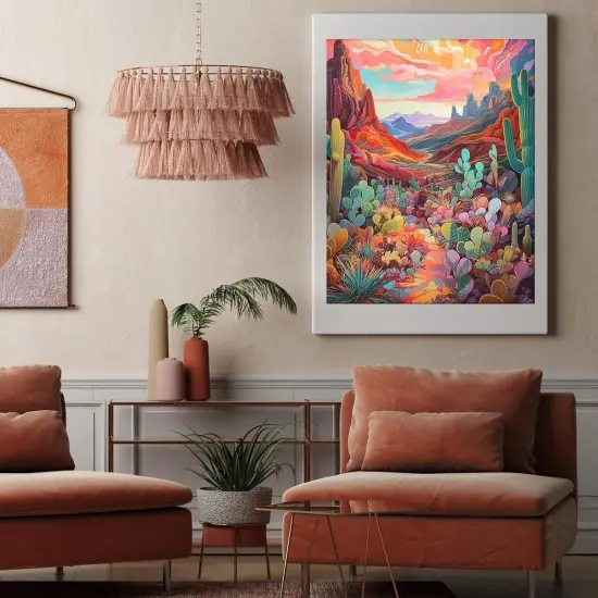 Paint by Numbers Kit for Adults Easy Crafts for Women Beginner DIY Succulent Cactus Canvas Painting for Kids {5}