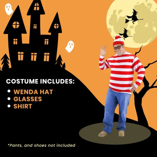 Where's Waldo Adult Costume Kit {6}