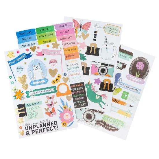 Vicki Boutin Bold And Bright Sticker Book-8 Sheets {3}