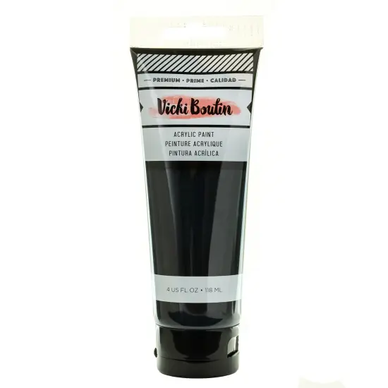 Vicki Boutin Mixed Media 4oz Paint-Black {1}