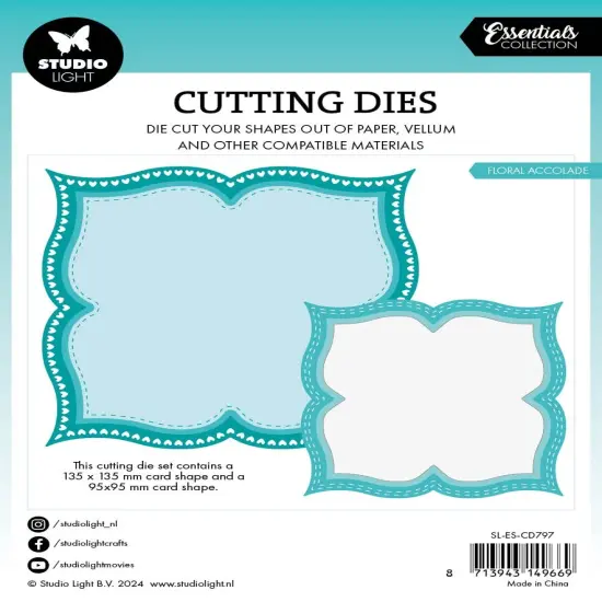 Studio Light Essentials Cutting Die-Nr. 797, Floral Accolade {2}