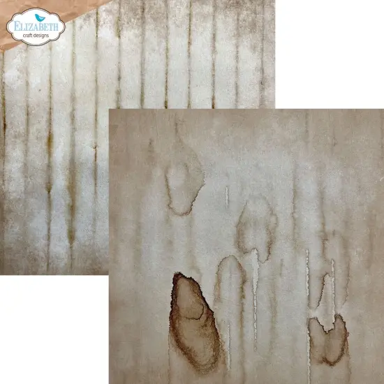 Elizabeth Crafts Double-Sided Cardstock Pack 12"X12"-Coffee Dyed {5}