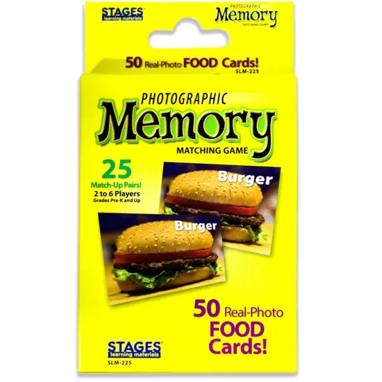 Photographic Memory Matching Game, Food {1}