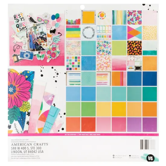 Vicki Boutin Bold And Bright Paper Pad 12"X12"-48 Sheets {2}