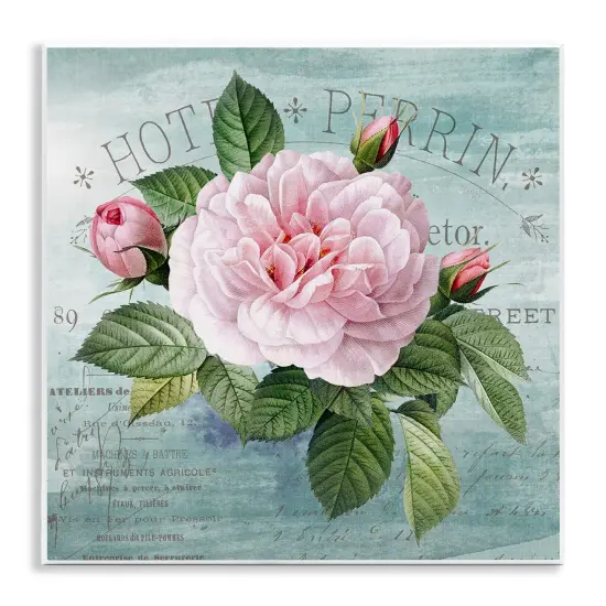Stupell Industries Bright & Rustic Tropical Bloom Wall Plaque Design by Susan Arnot {1}