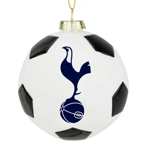 Tree Buddees x Tottenham Hotspur F.C. Official Bauble Limited Edition Spurs Christmas Ornament - Premier League Team - Glass Soccer Ball {1}