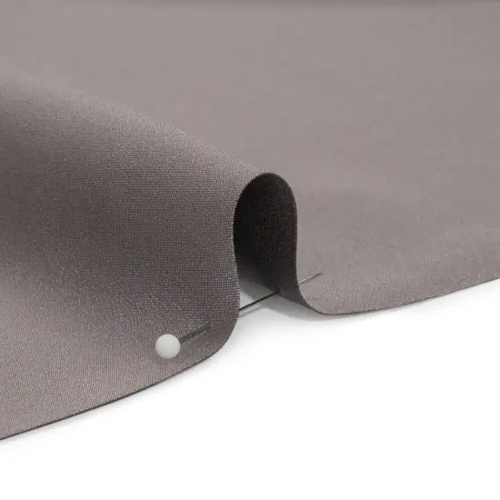 1 Yard Dark Silver Colored Silk Crepe Fabric Luxurious 4 Ply , 44 Inches Width {2}