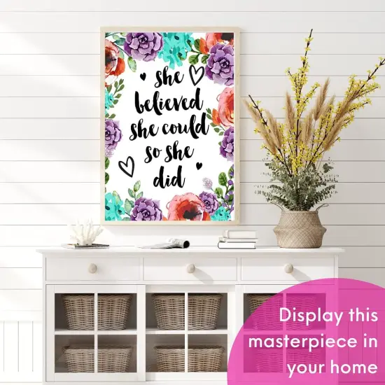 Inspirational Floral 5D Diamond Painting Kits for Adults 12x16 {2}