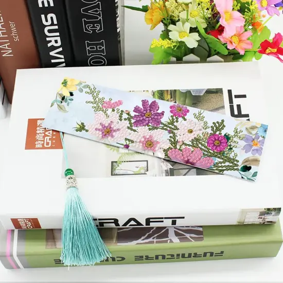 2 Pieces Morning Glory Bookmark Diamond Painting Kit {3}