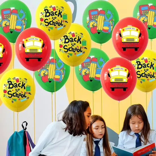 Classroom Decorations First Day of School - Balloons Set {4}