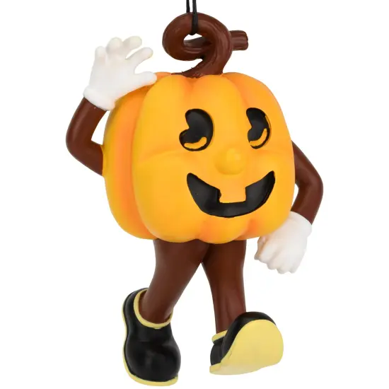 Tree Buddees Retro Pumpkin Halloween Ornament Fun & Cute Vintage Cartoon Jack-o&rsquo;-Lantern D&eacute;cor {1}