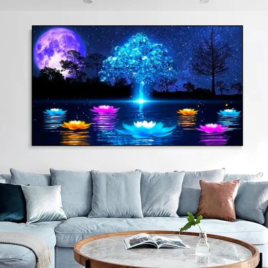 Landscape Large Diamond Art Kits for Adults 27.5 X 15.7inch {3}