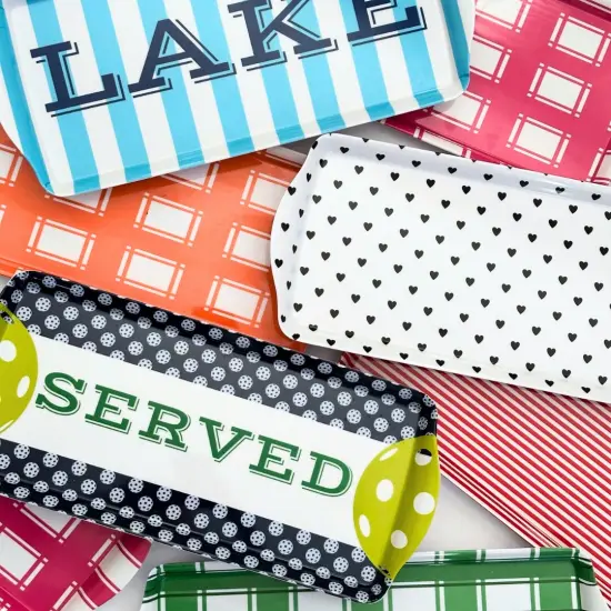 Lake Melamine ServingTray for Appetizers & Desserts {4}