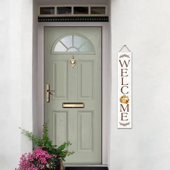 Tall (48x8) IN Welcome Vertical Signs (B2) {4}