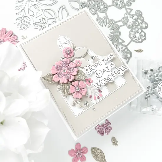 Pinkfresh Studio Die Set-Stylized Florals {3}