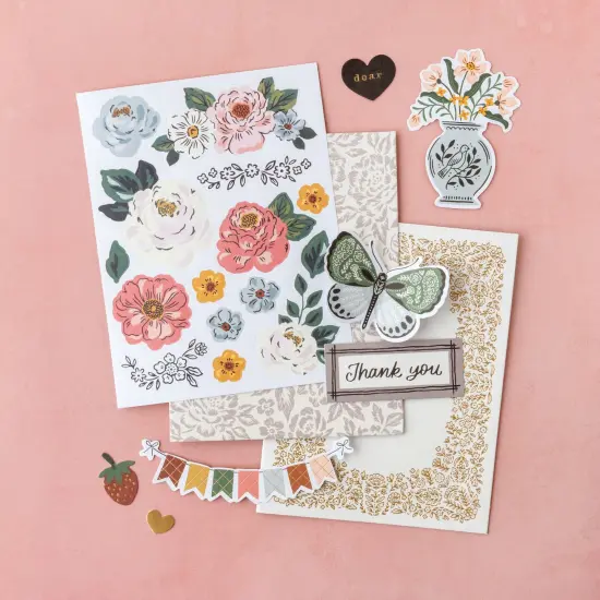Maggie Holmes Forever Fields Card Making Kit-Makes 20 {2}