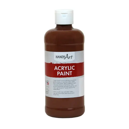 Acrylic Paint 16 oz, Burnt Sienna {1}
