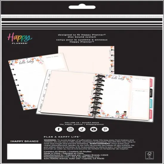 Happy Planner Classic Fill Paper-Happy In Paris {3}