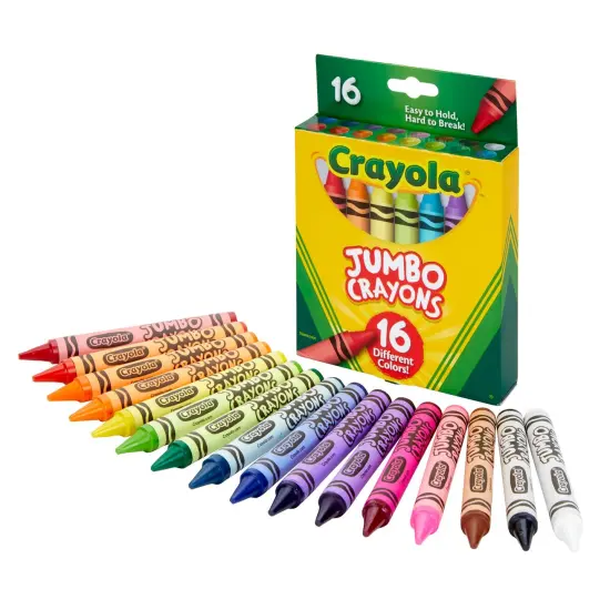 Jumbo Crayons, 16 Colors {1}