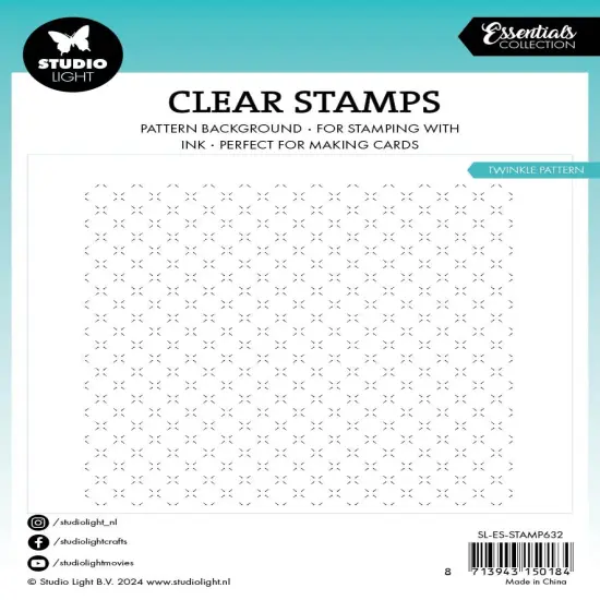 Studio Light Essentials Clear Stamp-Nr. 632, Twinkle Pattern {2}