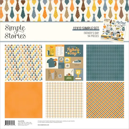 Simple Stories Collection Kit 12"X12"-Father's Day {1}