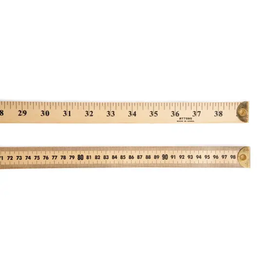 Ruler - Meter Stick W/Metal End {1}