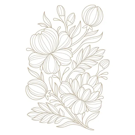 Spellbinders Glimmer Plate-Glimmering Peonies {3}