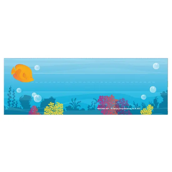 Seas The Day Name Plates Tented {1}