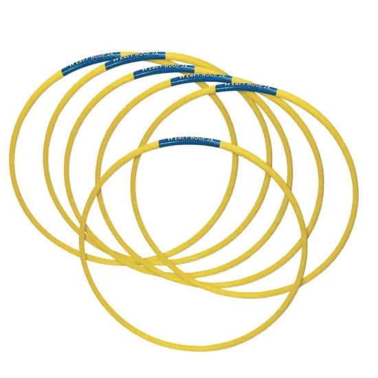 S&S Worldwide 3X Weighted Heavy Hoops.35" Diameter Hoops Weigh 3 Times the Weight of Ordinary Hoops. Heavier Hoops are Easier to Hula and Help Burn More Calories! {1}