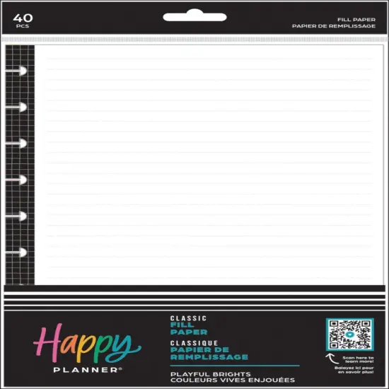 Happy Planner Classic Fill Paper-Quirky Plans {1}