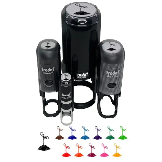 Seed Sprouting from Dirt Self-Inking Rubber Stamp for Stamping Crafting Planners Green {2}