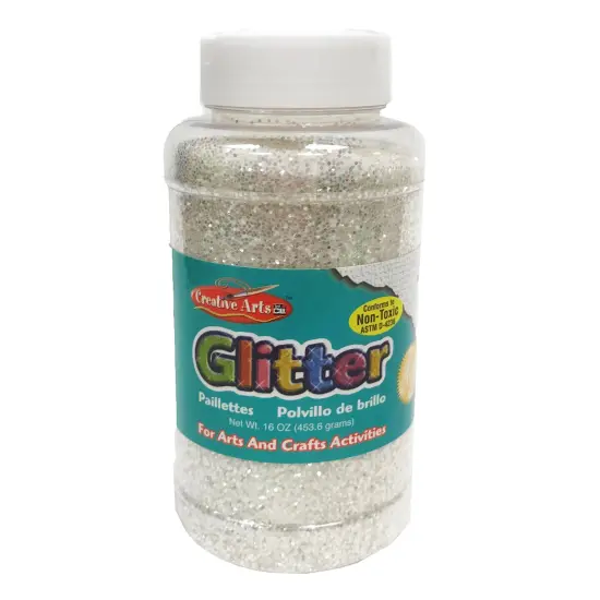 Creative Arts by Charles Leonard Glitter, 16 oz. Bottle, Iridescent {1}