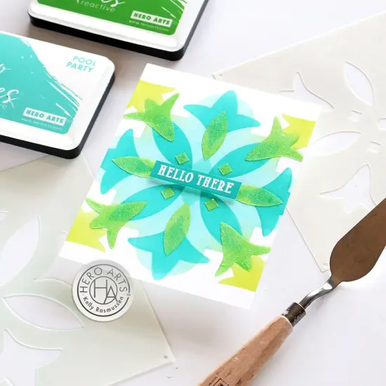 Hero Arts Color Layering Stencil Set 6"X6"-Tile {3}