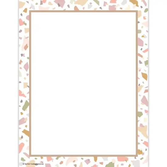 Terrazzo Tones Computer Paper {1}