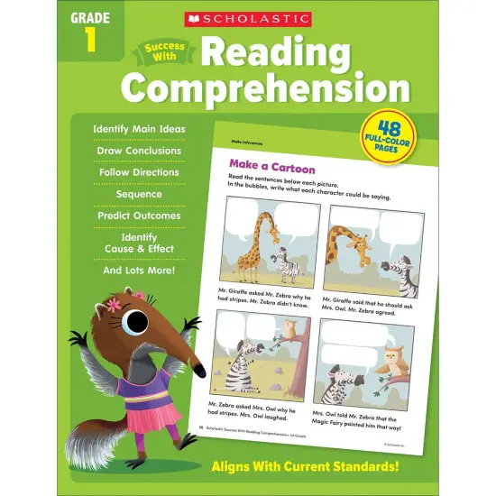 Success With Reading Comprehension: Grade 1 {1}