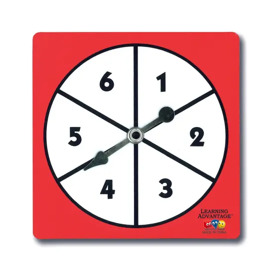 1-6 Number Spinners - Set of 5 {1}
