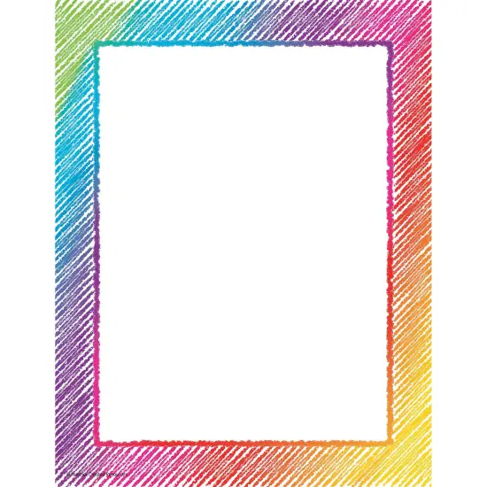 Colorful Scribble Computer Paper, 50 Sheets {1}