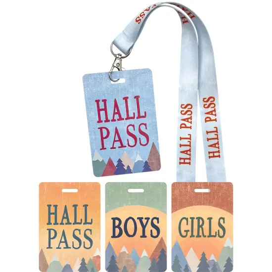 Moving Mountains Hall Pass Lanyards {1}